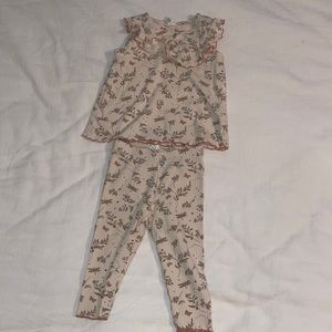 Baby girl leggings set